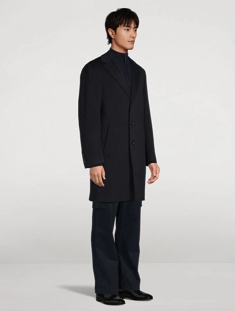 Wool And Cashmere Overcoat