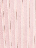 Cotton-Blend Mini Skirt