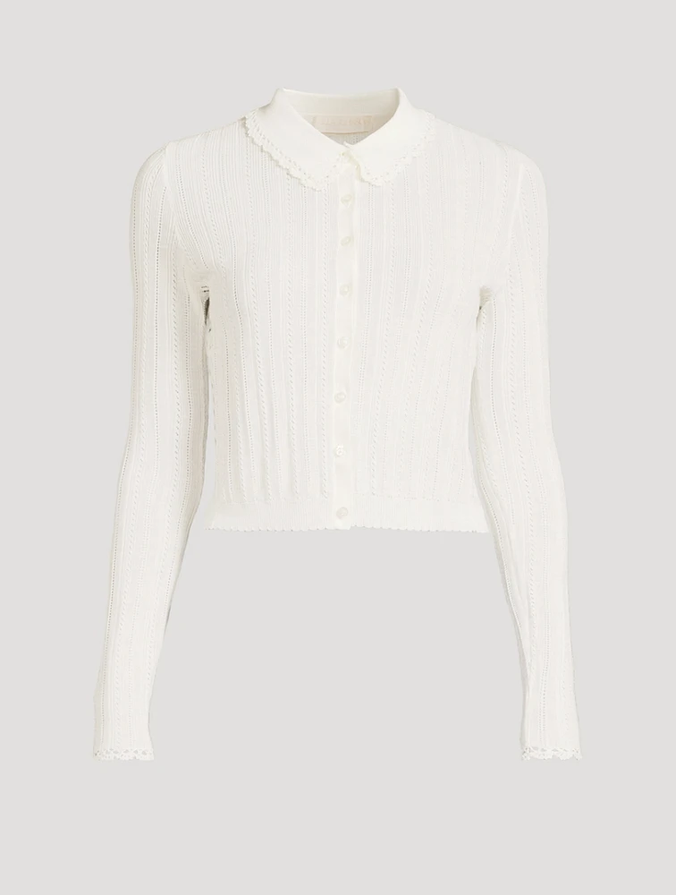Lottie Silk And Cotton Cardigan