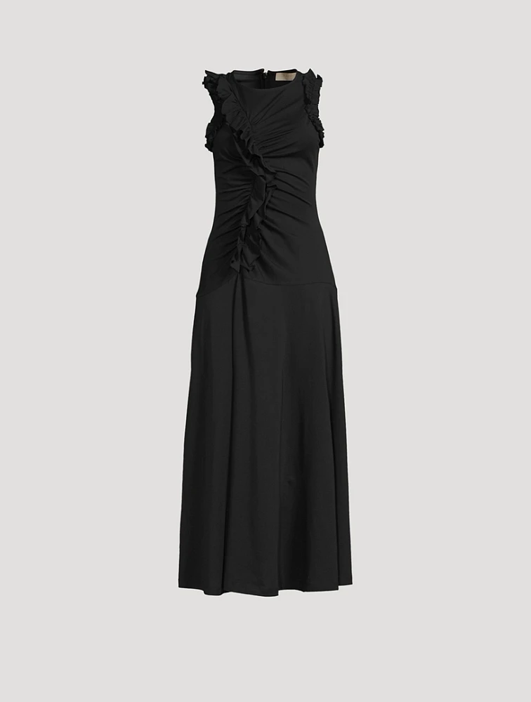 Bendetta Ruffled Jersey Dress