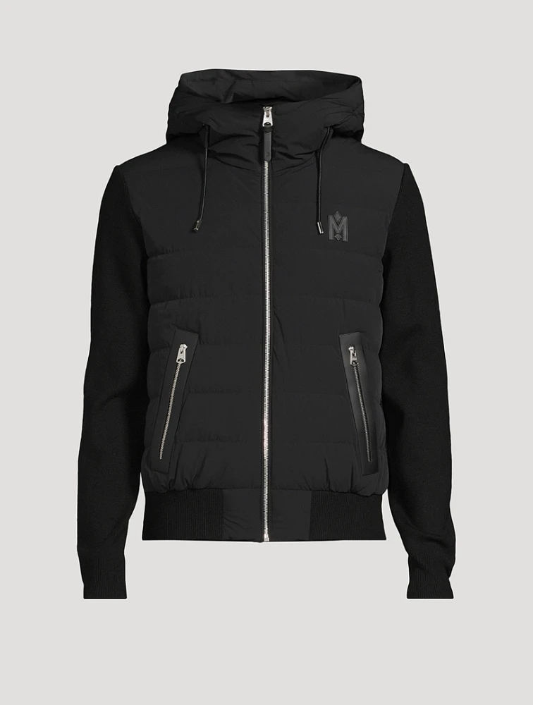 Andrew Mixed-Media Light Down Jacket