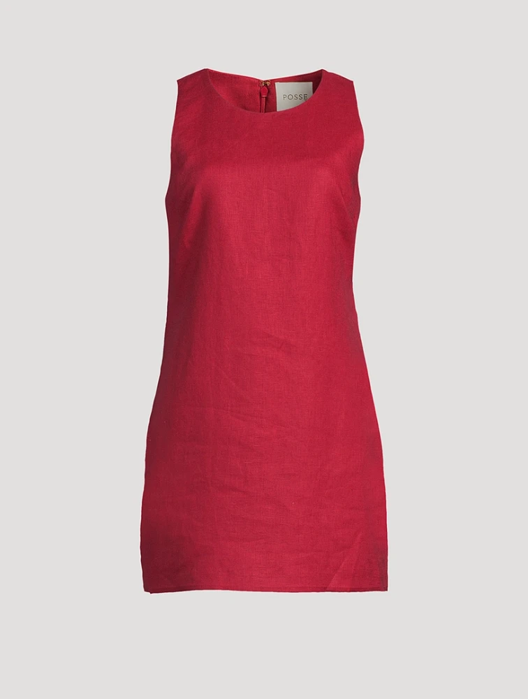 Ellen Linen Mini Dress