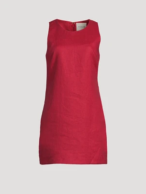 Ellen Linen Mini Dress