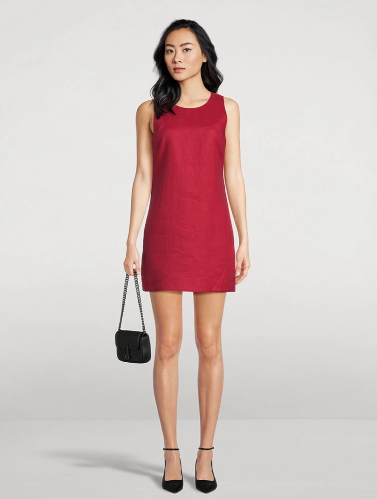 Ellen Linen Mini Dress