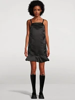 Duchesse Satin Mini Dress