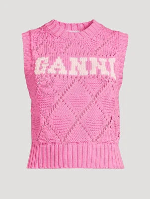 Logo Sweater Vest
