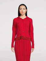 Tinsel Knit Hoodie