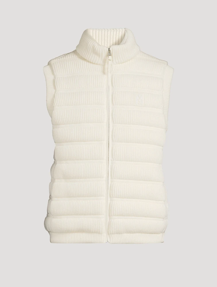 Alan Wool And Cashmere Down Vest