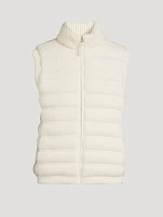 Alan Wool And Cashmere Down Vest
