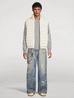 Alan Wool And Cashmere Down Vest