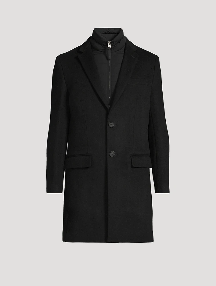 Skai-SLB 3-in-1 Wool Coat With Removable Down Liner