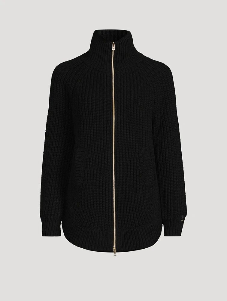 Wool And Nylon Cardigan