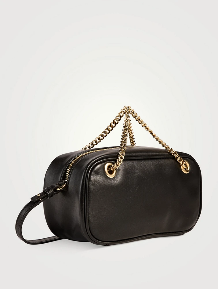 Mini VLogo Leather Crossbody Bag