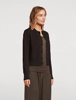 Ami de Cœur Cashmere Wool Cardigan