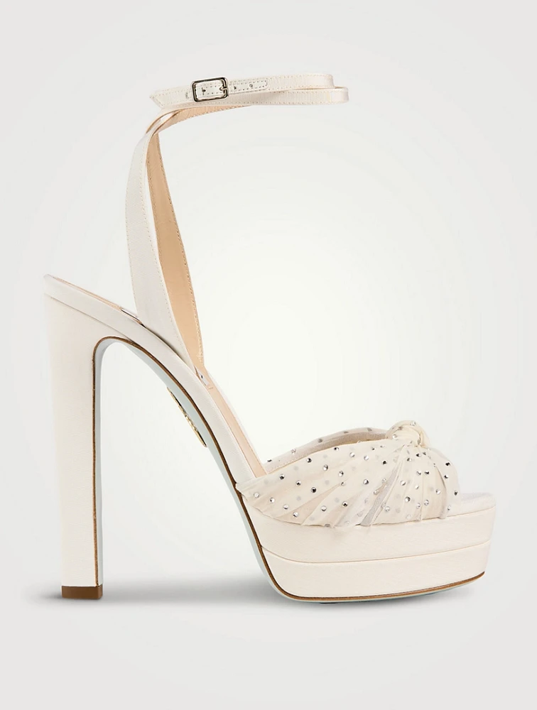 Slow Kisses Tulle Platform Sandals