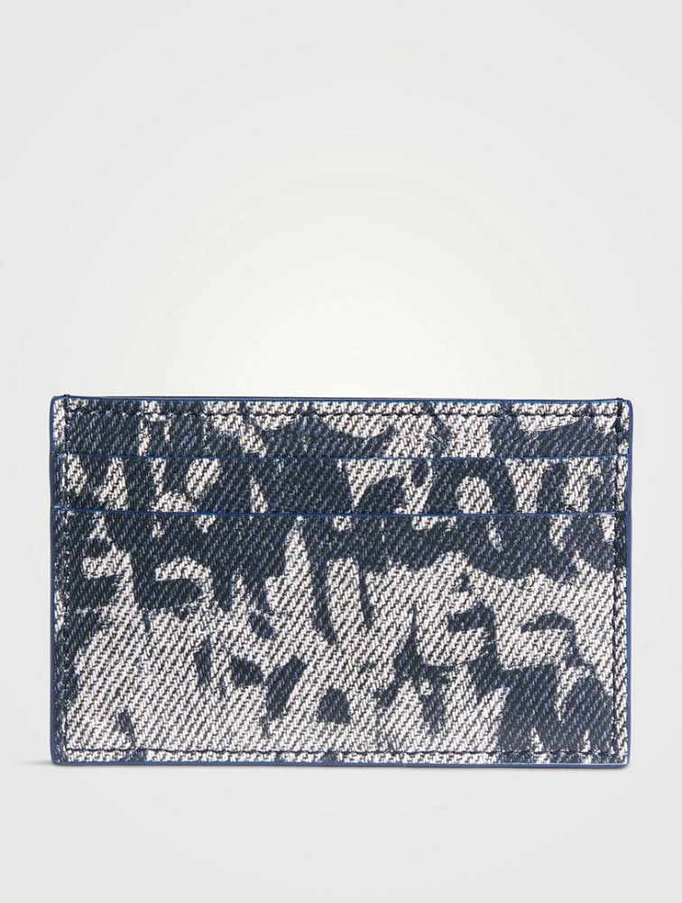 Leather Graffiti Cardholder