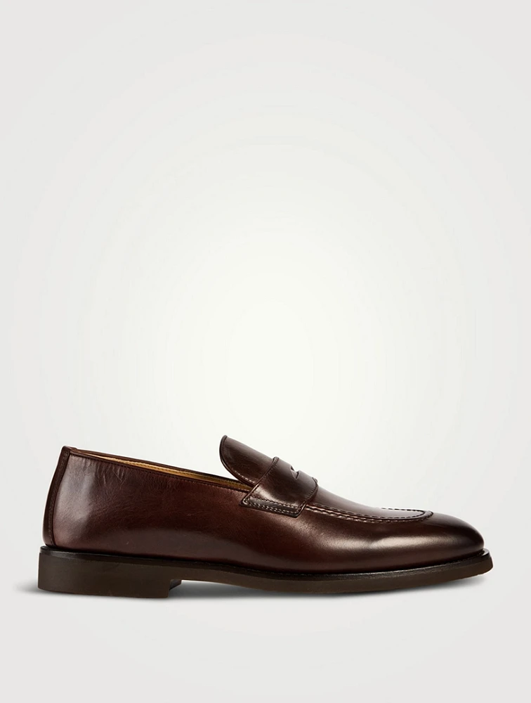 Leather Penny Loafers