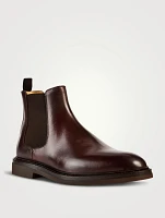 Leather Chelsea Ankle Boots