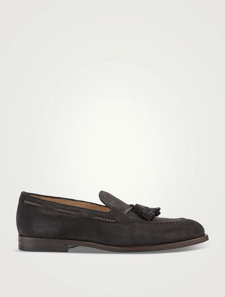 Tasselled Suede Loafers