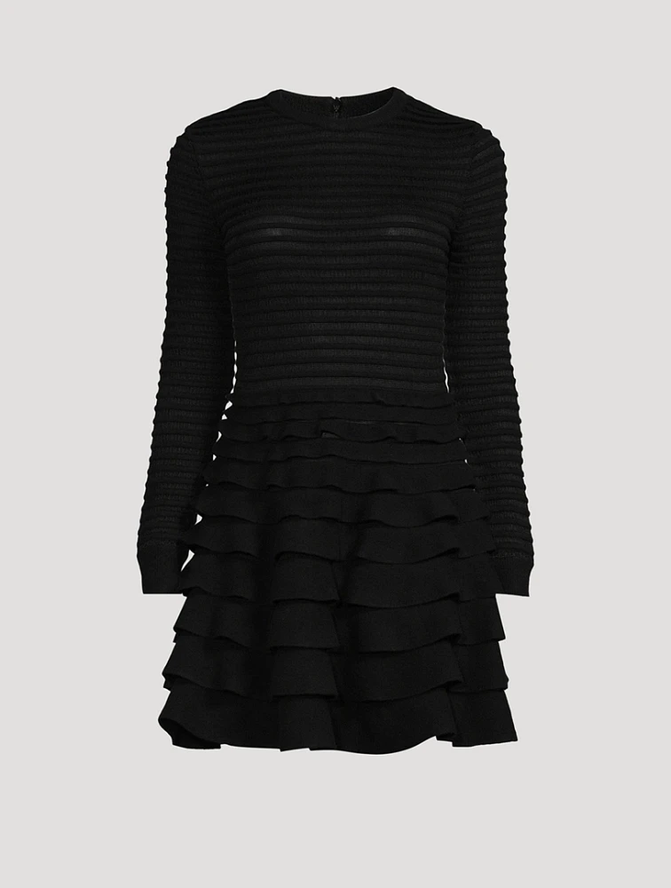 Ruffled Mini Dress