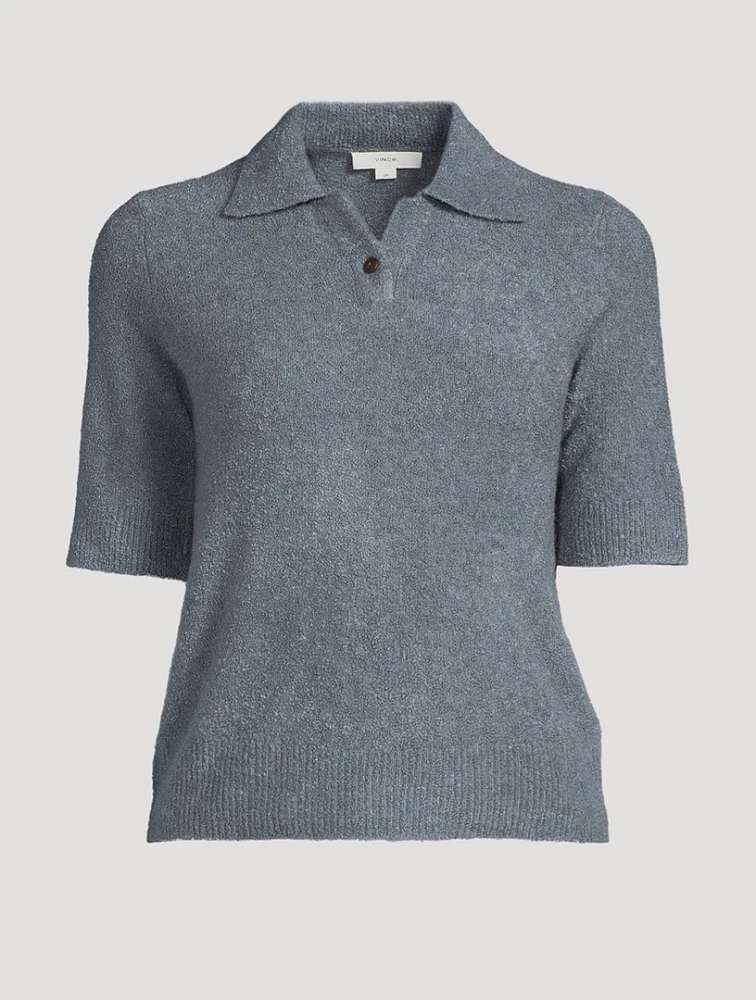 Bouclé Polo Shirt