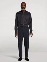 Slim-Fit Elevated Twill Shirt