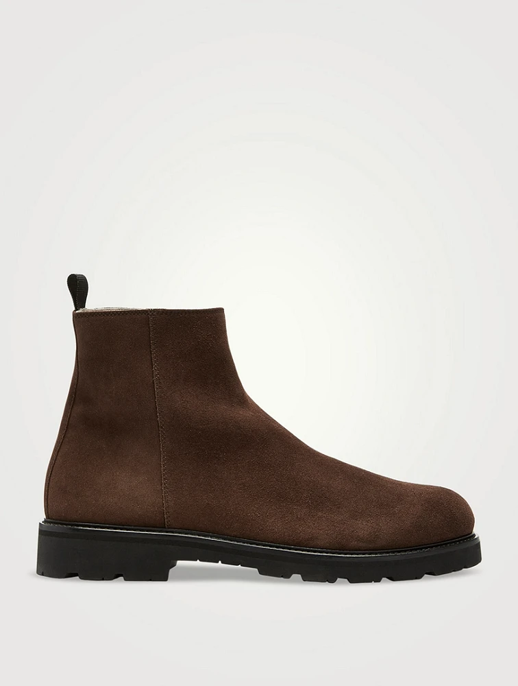 Ludo Suede Zip Boots