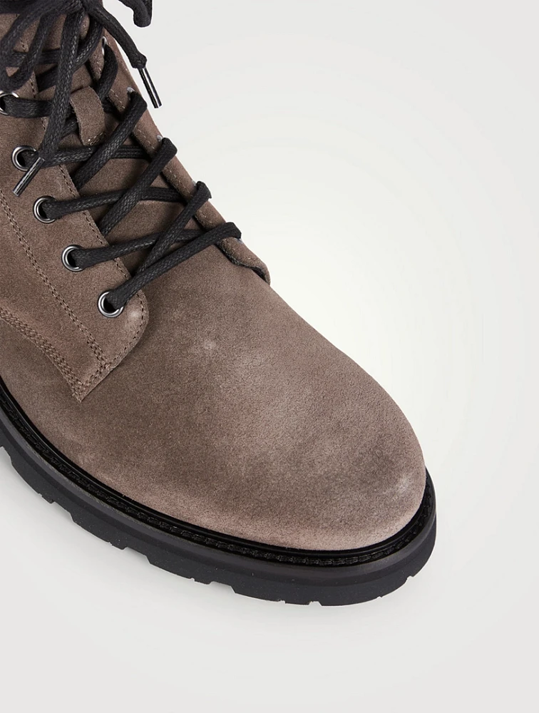Lloyd Suede Lace-Up Boots