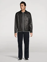 Leather Zip Jacket