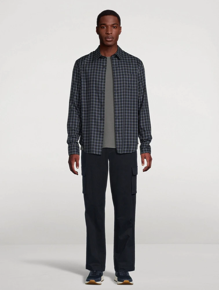 Ynez Plaid Long-Sleeve Shirt