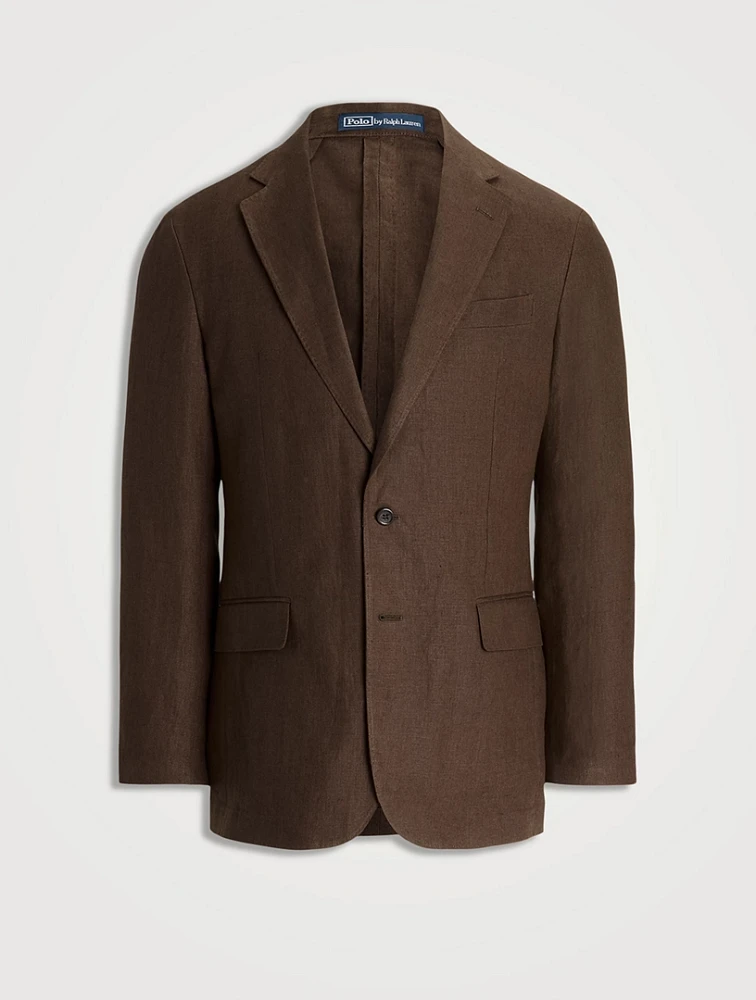 Soft Tailored Linen Sport Coat