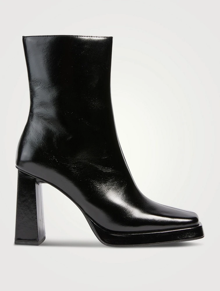 Maximal Patent Leather Ankle Boots
