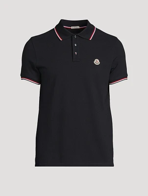 Cotton Pique Logo Polo Shirt