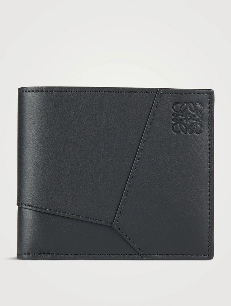 Puzzle Leather Bifold Wallet