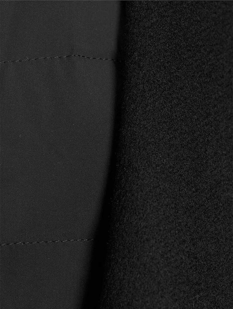 Shia Belted Wool Down Coat