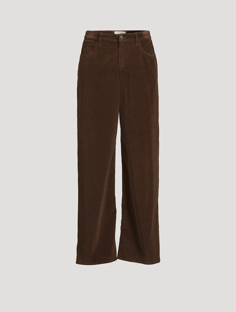 Eglitta Wide-Leg Corduroy Trousers