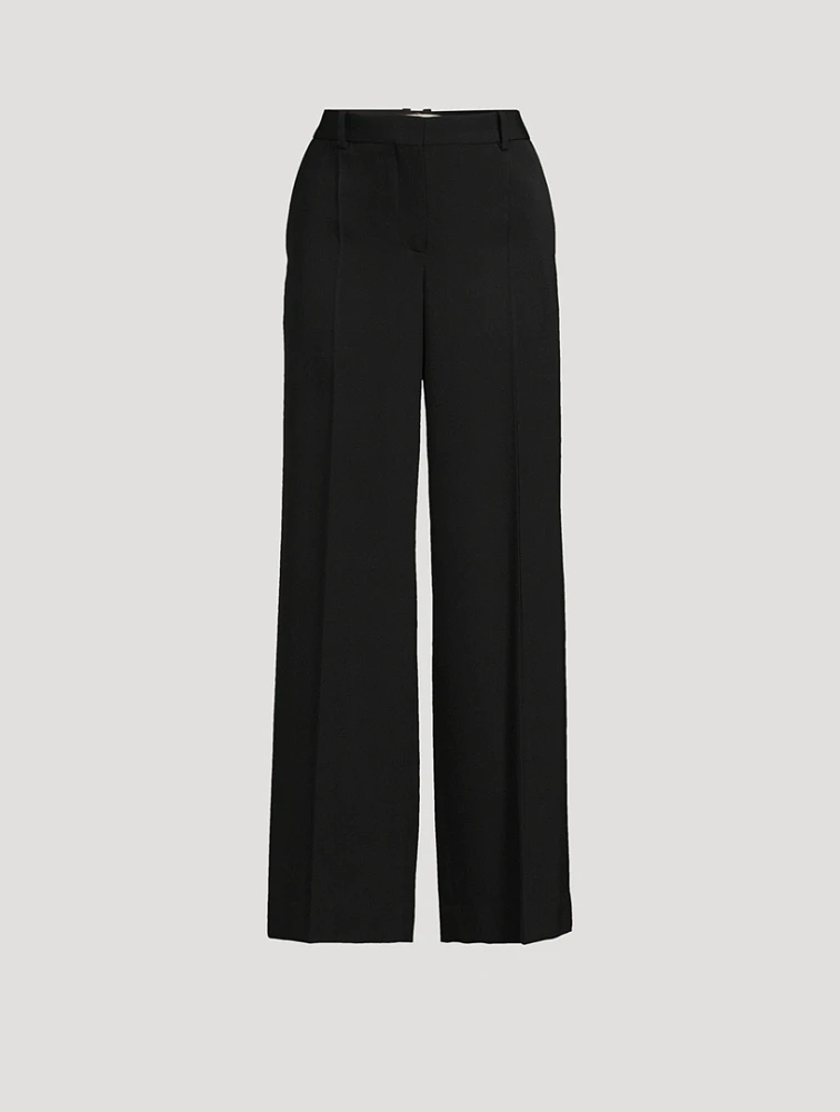 Encore Wool Wide-Leg Trousers