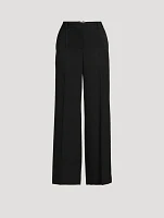 Encore Wool Wide-Leg Trousers