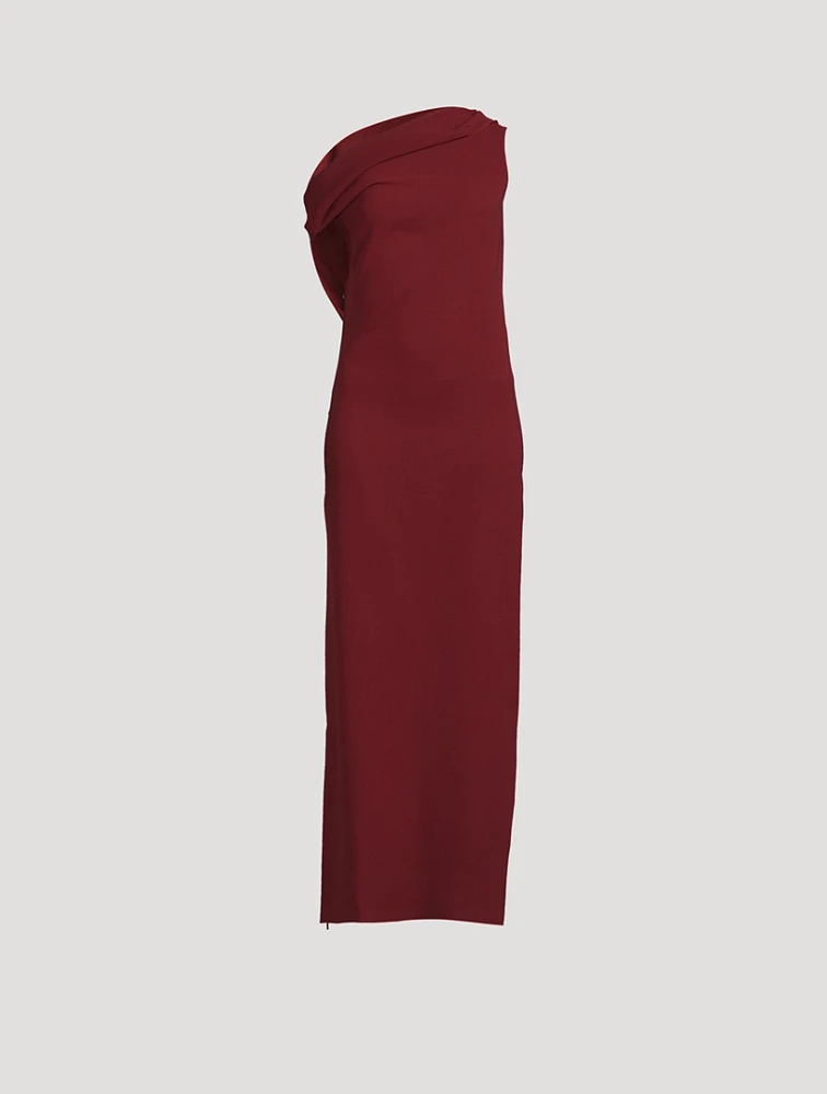 Nassau Asymmetric Silk Gown