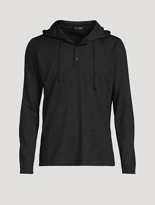 Cashmere And Silk Hooded T-Shirt