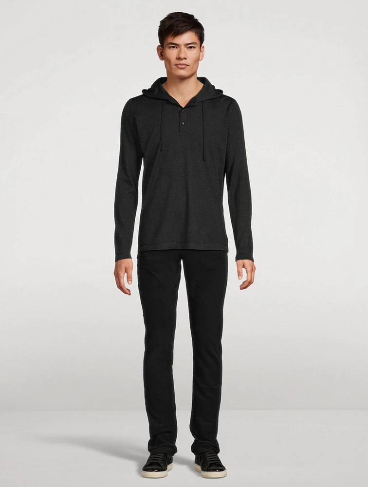 Cashmere And Silk Hooded T-Shirt