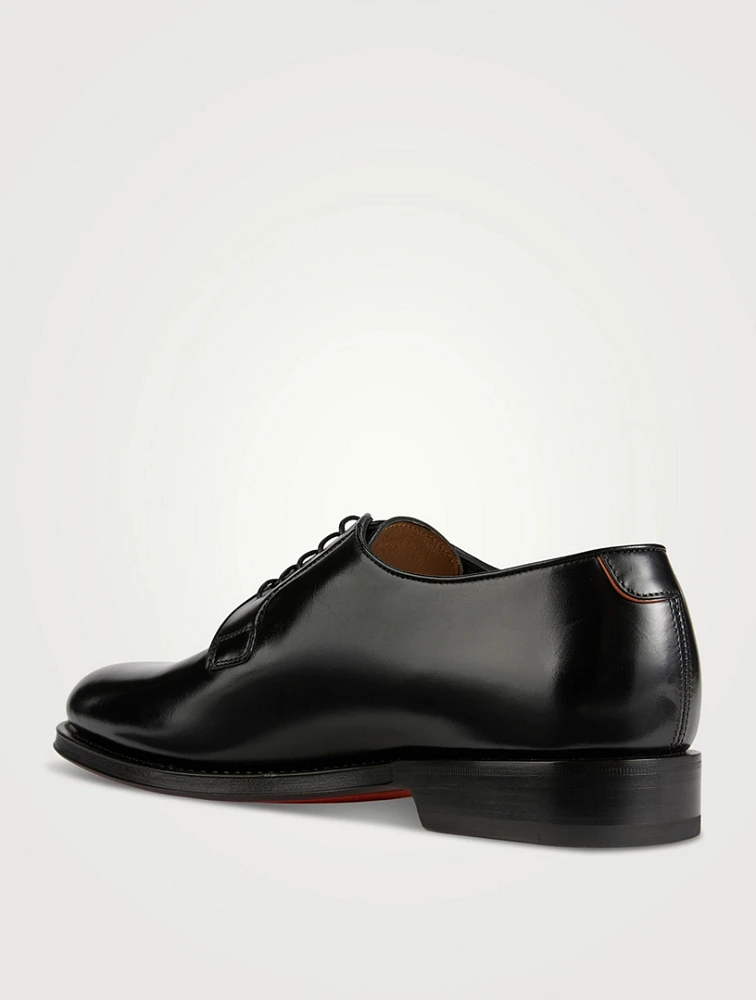 Polished Leather Derby Shoes
