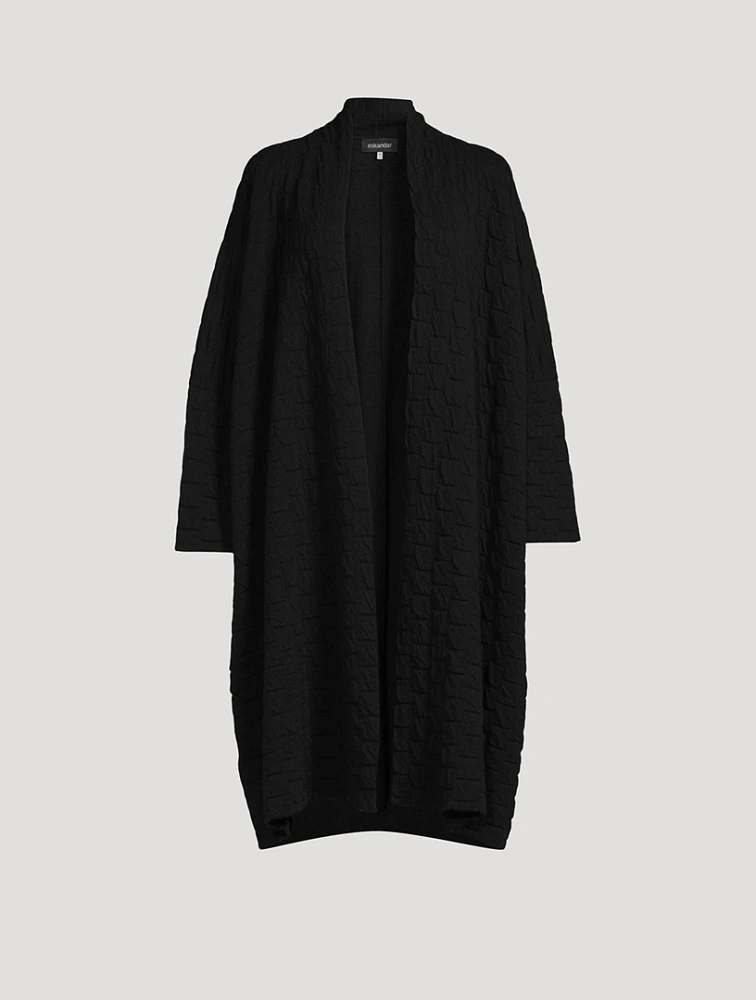 Quilted Cashmere Cardigan