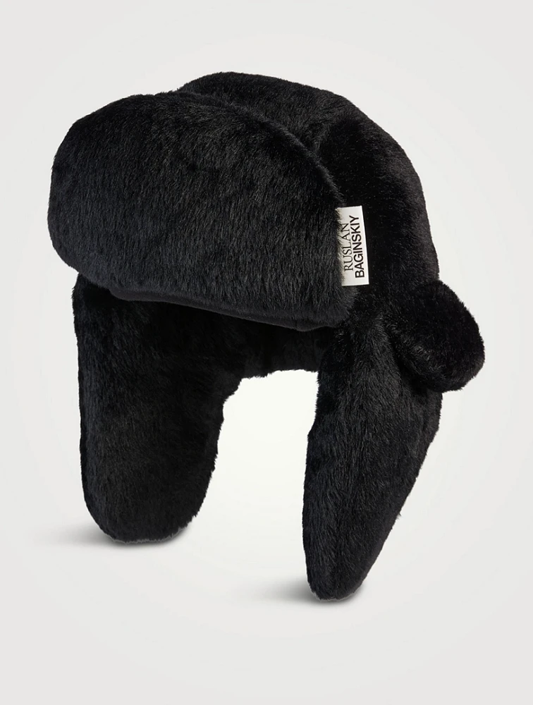 Faux Fur Aviator Hat