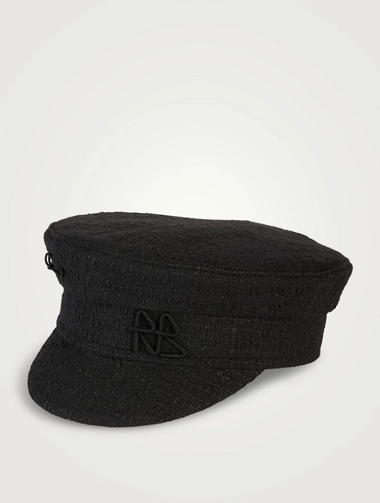 Safety-Pin Baker Boy Cap