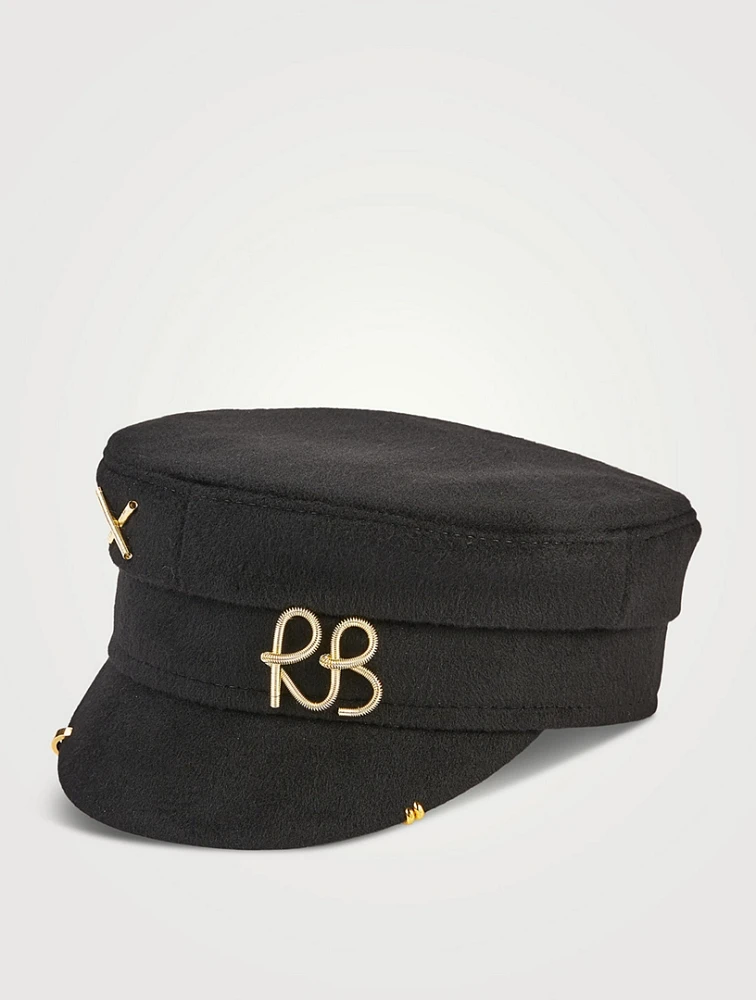 Pierced Baker Boy Cap