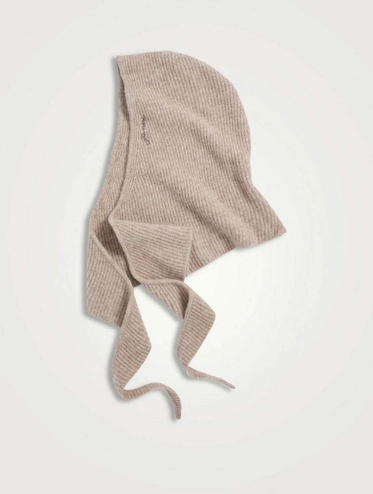 Balaclava Hood With Ties