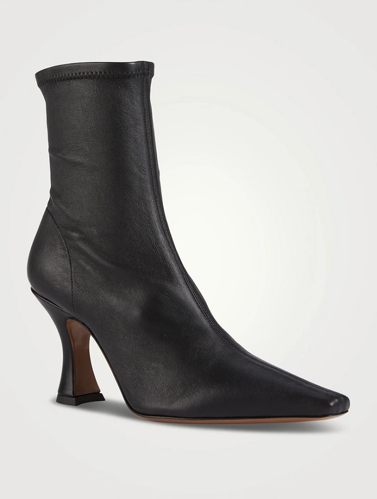 Ran Leather Sock Boots