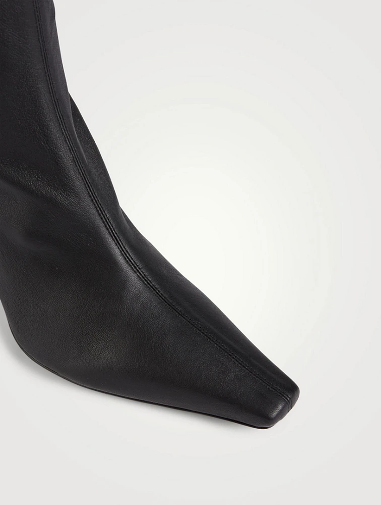 Ran Leather Sock Boots