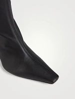 Ran Leather Sock Boots